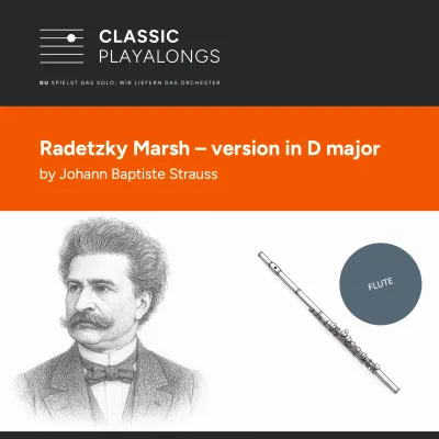 Radetzky Marsch für Querflöte
