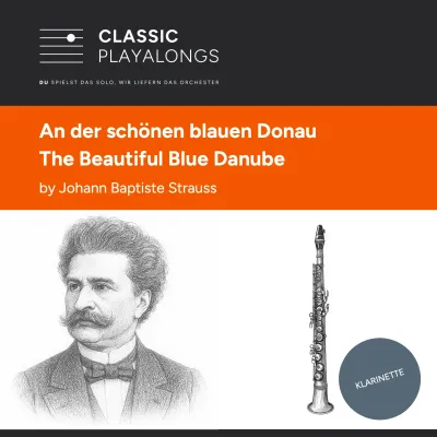 An der schönen blauen Donau für Klarinette