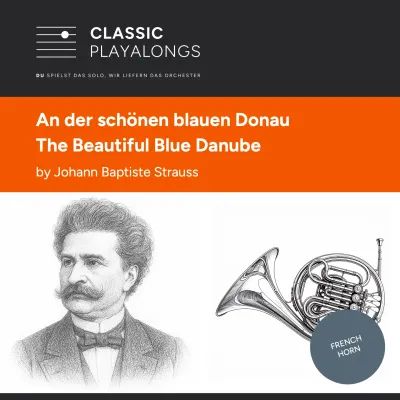An der schönen blauen Donau für F-Horn