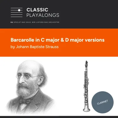 Barcarolle für Klarinette