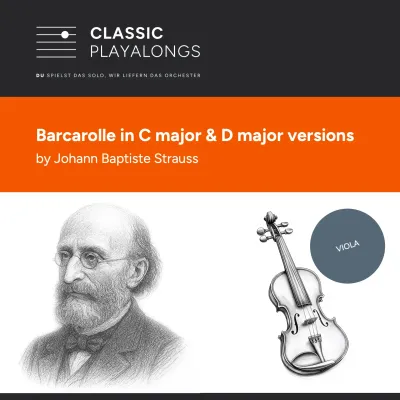 Barcarolle für Bratsche