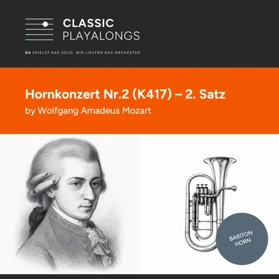 Konzert für Horn und Orchester Nr. 2 - 2. Satz Andante