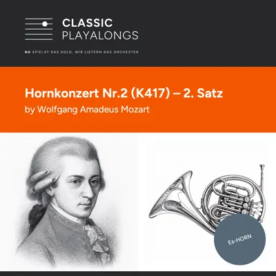 Konzert für Horn und Orchester Nr. 2 - 2. Satz Andante
